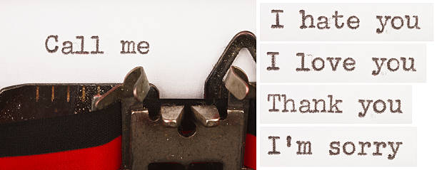 Is this how it was before Post-its and Instant Messaging? Typewriter close-up with a selection of relationship-related words. All of the words were shot in identical light on the platen of the typewriter, so they can simply be pasted on, with minimal need to feather. Shot with Canon EOS 1Ds Mark III. 