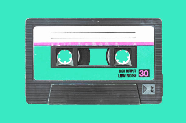 vintage cassette - cassette audio photos et images de collection