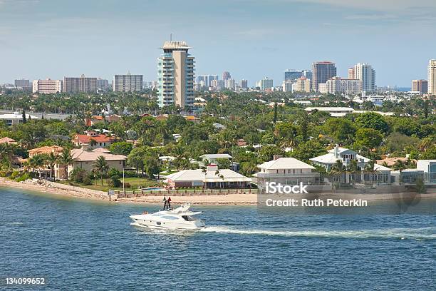 Beautiful City Of Fort Lauderdale Florida Stock Photo - Download Image Now - Beach, Building Exterior, Canal
