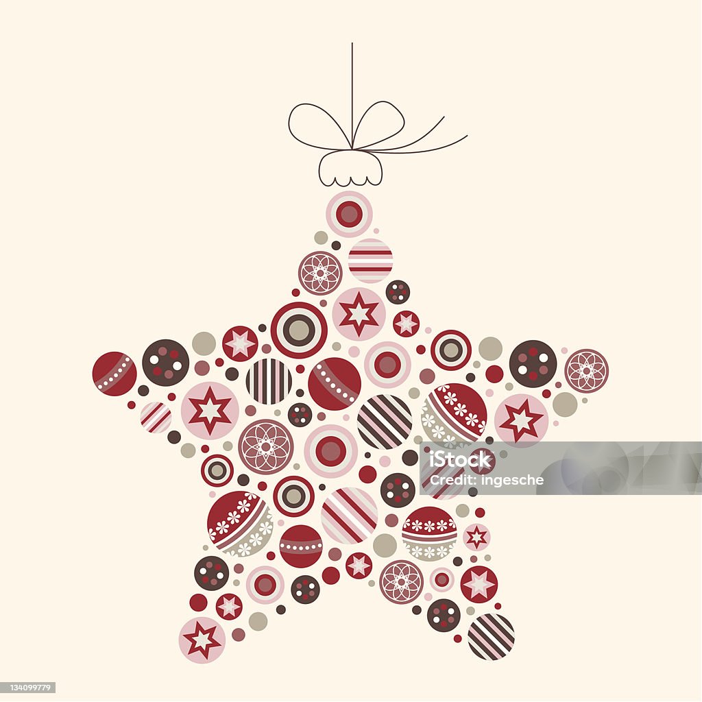 December Stars Vector Abstract Christmas Star Vector Illustration Stock Illustration ...
