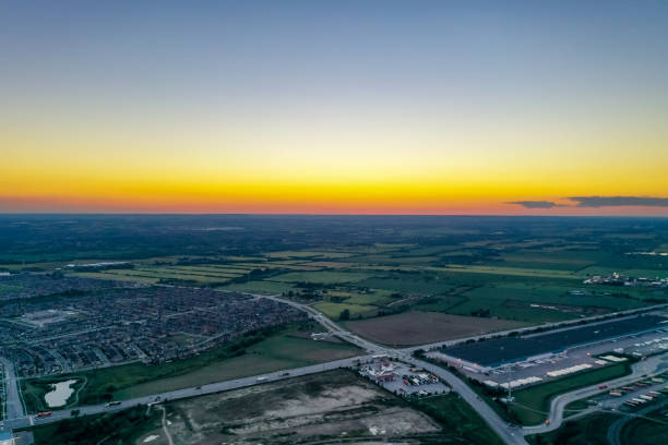 istock Canadian Pacific Railway Vaughan Intermodal Terminal in, Kleinburg, Canada 1341011594
