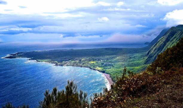 península kalaupapa - molokai - fotografias e filmes do acervo