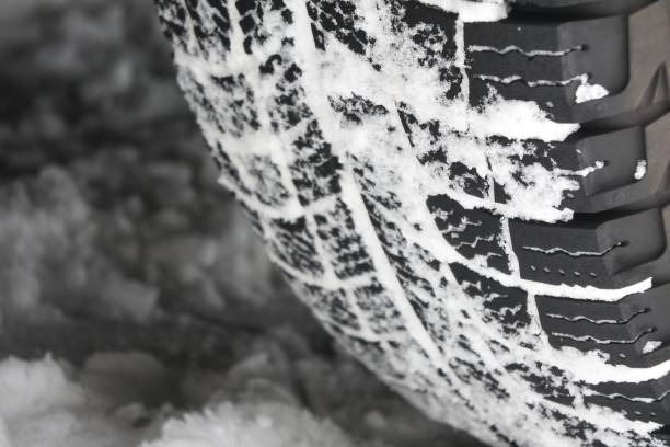 istock snow tire for winter season 1341018202