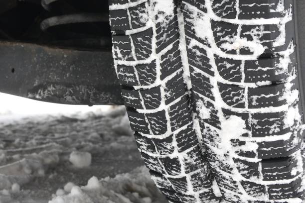 istock snow tire for winter season 1341018203