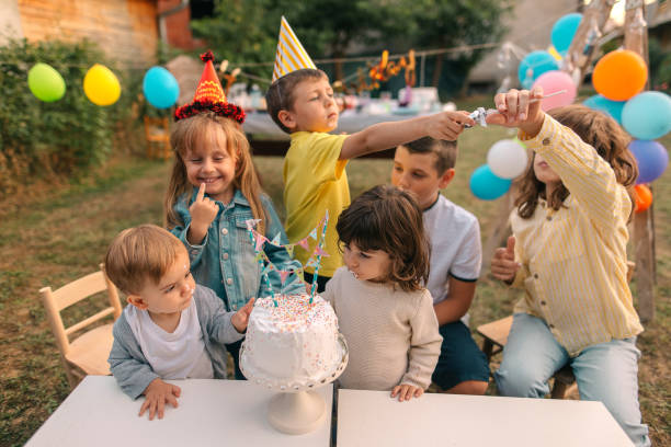 Happy birthday bro Celebration of birthday, birthday decoration, birthday cake and a lot of people happy birthday cousin images stock pictures, royalty-free photos & images