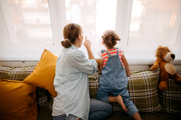 istock Mother and daughter spending time together at home 1341023774
