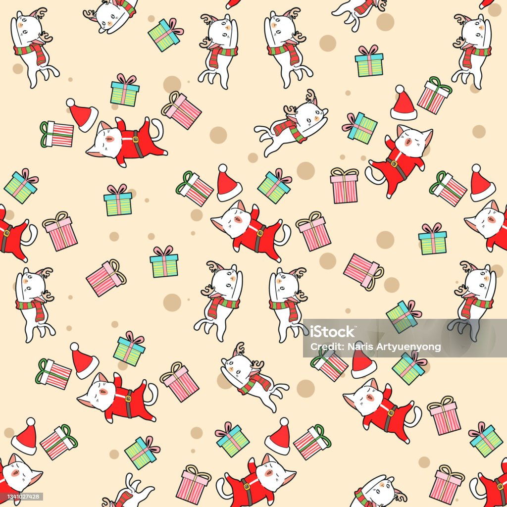Seamless Cartoon Pattern Stock Illustration - Download Image Now ...