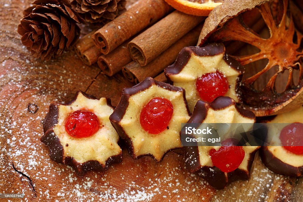 Torte di Natale - Foto stock royalty-free di Biscotto secco