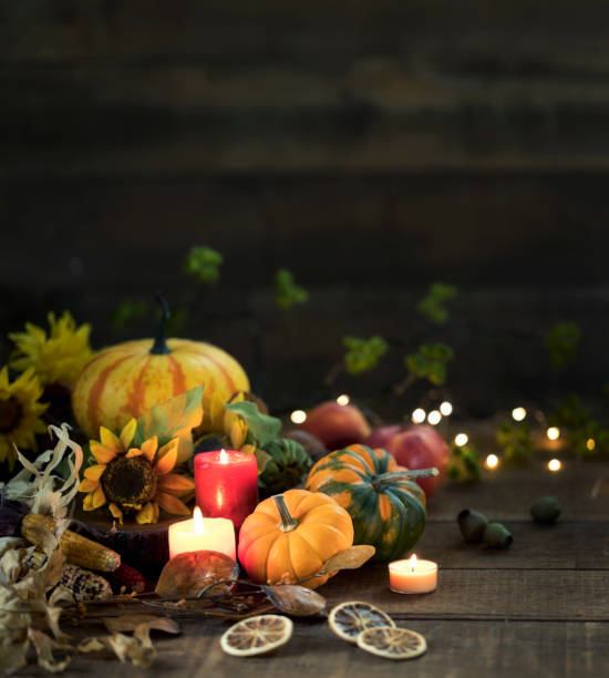 istock Autumn Pumpkins Background 1341029972