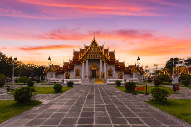 istock Wat Benchamabopitr Dusitvanaram, Bangkok, Thailand 1341030240