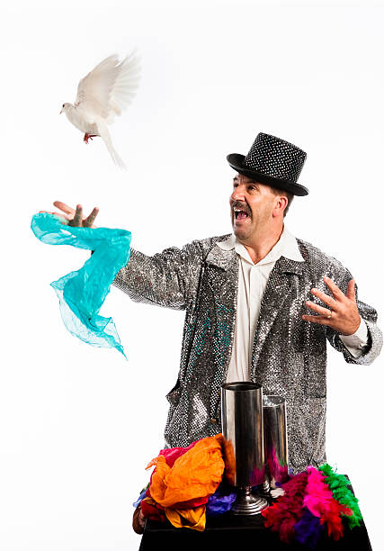 istock Magician freeing dove 134103112