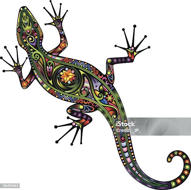 Lizard Stock Illustration - Download Image Now - Animal, Animal Markings, Bizarre