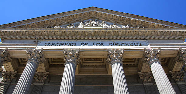 Congress of Deputies Spain stock photo