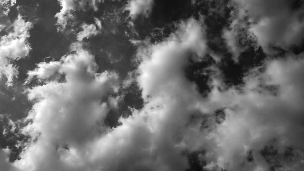 istock abstract background of black and white clouds. 1341041058