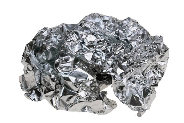 istock crumpled aluminum foil isolated on white macro 1341041081