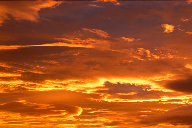 Zabarwiona dawn niebo – zdjęcie