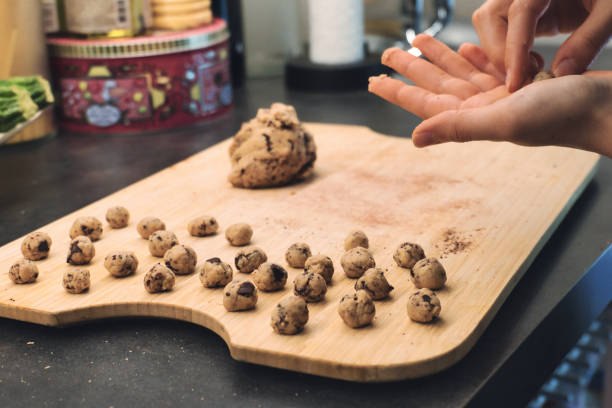 istock pastry workshop, homemade mini cookies 1341051260