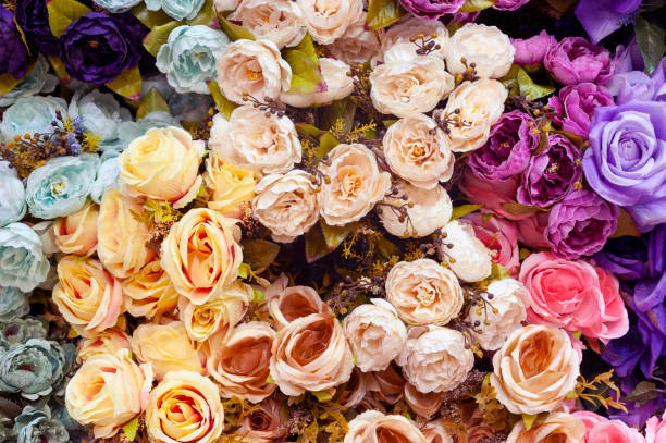 istock Flower garden, parterre, flowers, beatiful spring. 1341051334