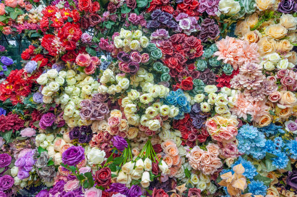 istock Flower garden, parterre, flowers, beatiful spring. 1341051397