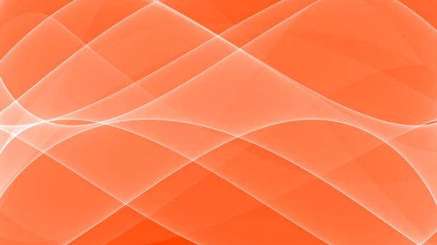 istock Abstract background 4k white red orange light dark black neon waves and lines 1341062444