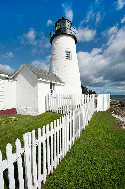 phare - pemaquid point lighthouse photos et images de collection