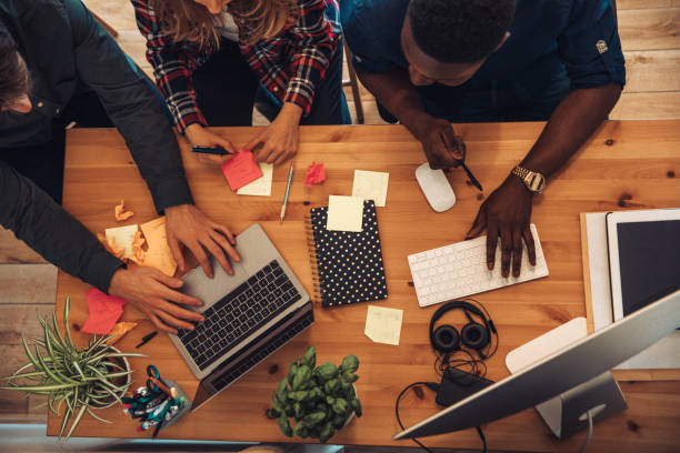 istock Business team focusing at work 1341063656