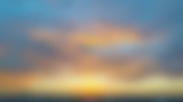 istock Blurred Sunrise Background, Early Morning Light, The Natural Lighting Phenomena. 1341065863