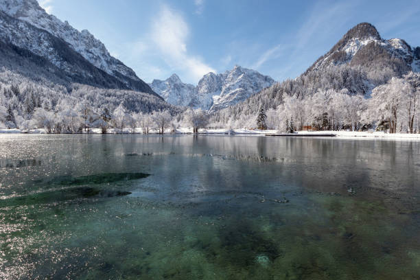 istock Mountain lake Jasna in winter 1341071060