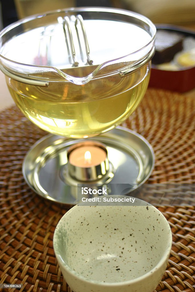 Bule de Chá e Aquecedor - Royalty-free Bule de Chá Foto de stock
