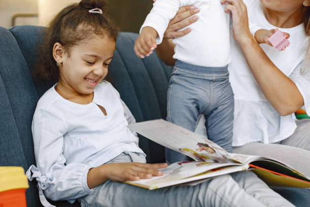 istock Multiethnic family playing together at home 1341083382