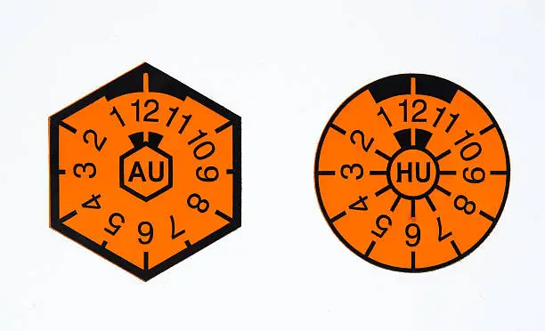 German TÜV-seal and AU-badge.