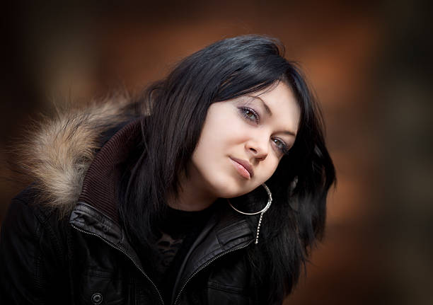 istock Young woman in a jacket 134108653