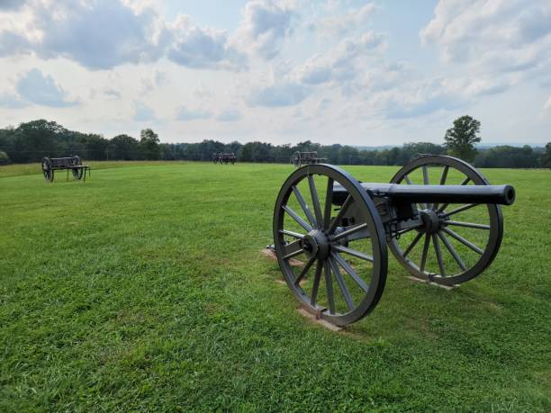 istock civil war cannons in grass field outdoor 1341089144