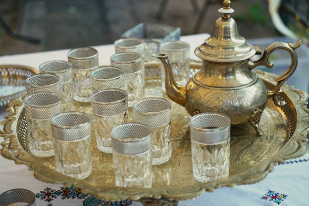 istock Arabic and Oriental tea service 1341095544