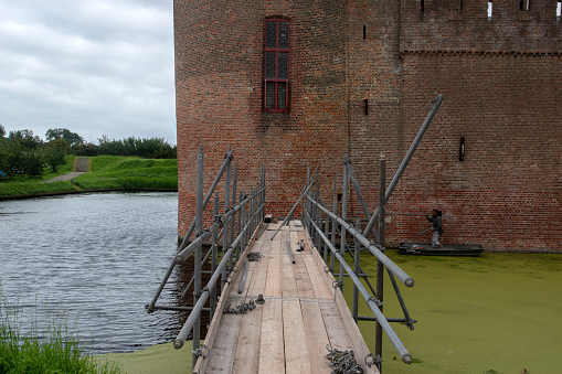 Renovations At The Muiderslot Castle At Muiden The Netherlands 31-8-2021