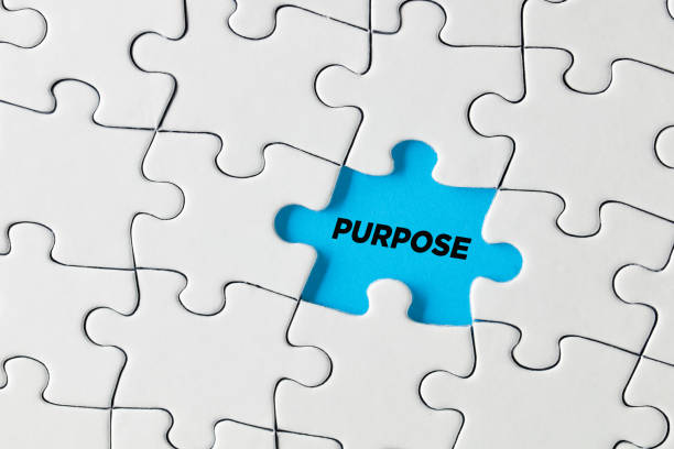 istock The word purpose written on blue missing puzzle piece. Discovering the purpose 1341096956