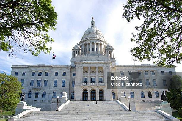Capitolio Estatal De Rhode Island Foto de stock y más banco de imágenes de Capitolio Estatal de Rhode Island - Capitolio Estatal de Rhode Island, Aire libre, Arquitectura exterior