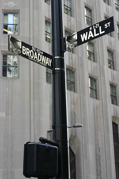 istock Wall Street and Broadway 134110160