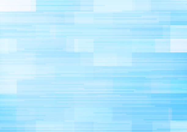 ilustrações de stock, clip art, desenhos animados e ícones de abstract cover design with light blue gradient and thin lines, a3 - light blue background