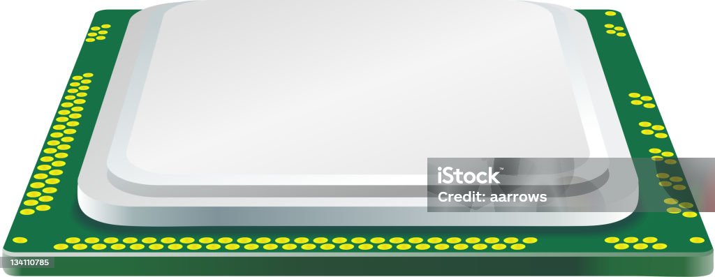 Processor Stock Illustration - Download Image Now - CPU, Computer ...