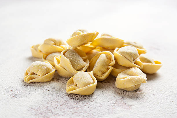 istock Uncooked homemade tortellini 134110850