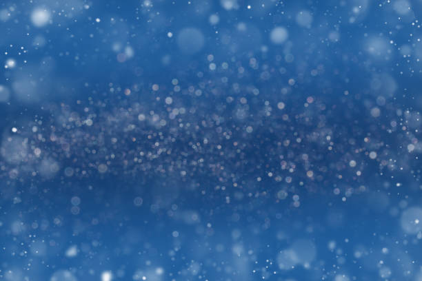 istock Snowfall background. Winter time decoration for christmas ideas. 1341108932