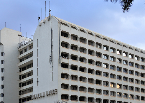 havana, Сuba - January 25, 2016: historical habana libre hotel is one of the oldest five star hotel used to be hilton hotel at havana cuba