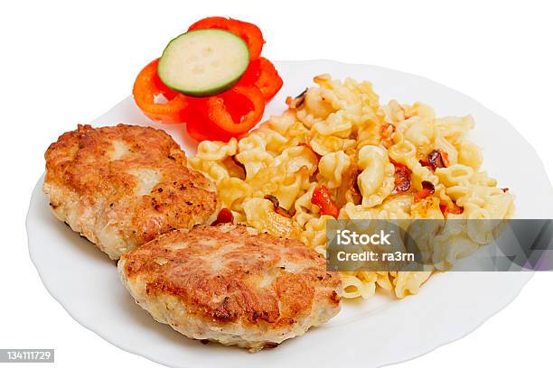 Chicken Cutlets Stock Photo - Download Image Now - Appetizer, Bell Pepper, Breaded