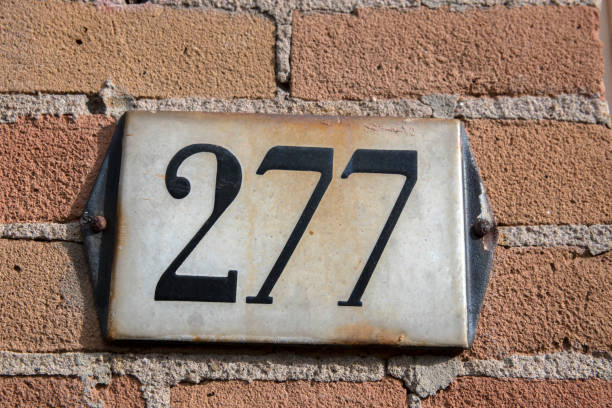 istock Close Up House Number 277 1341120523