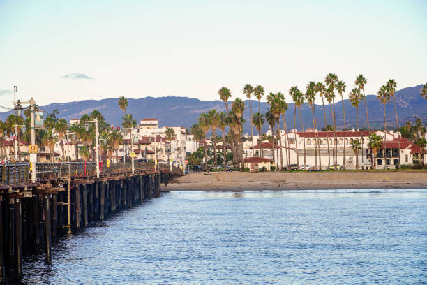 istock Stearns Wharf in Santa Barbara 1341121736