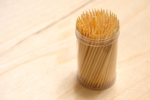 istock Wooden toothpicks in a jar 1341122579