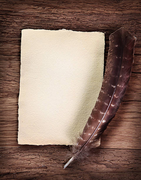 istock Old parchment and quill pen 134112557