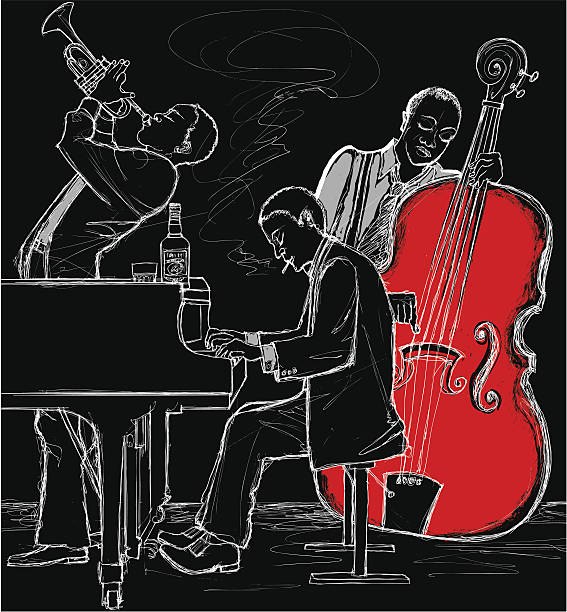 ilustrações, clipart, desenhos animados e ícones de banda de jazz - rhythm and blues
