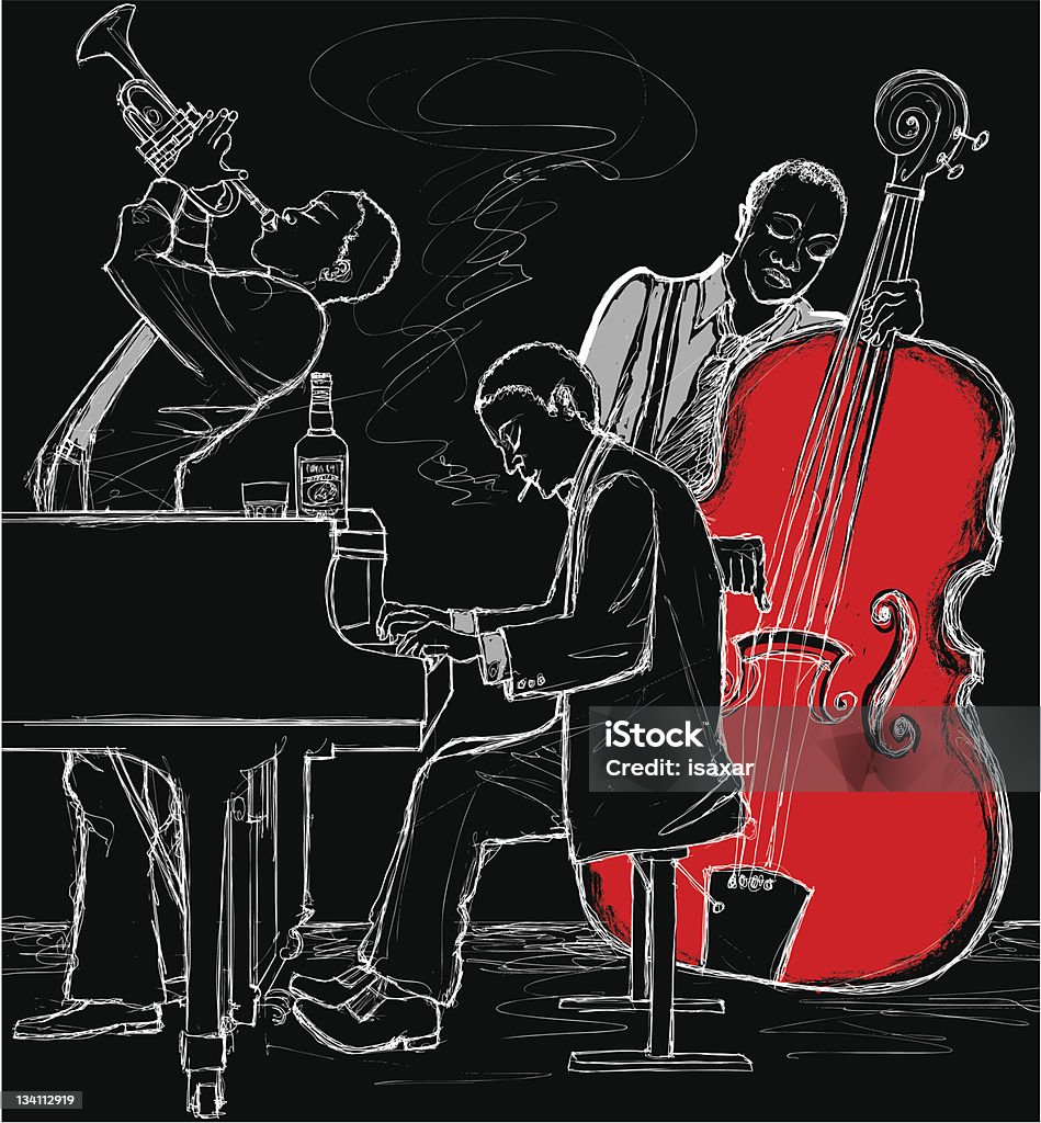 Jazz band Vector illustration of a Jazz band R&B stock vector